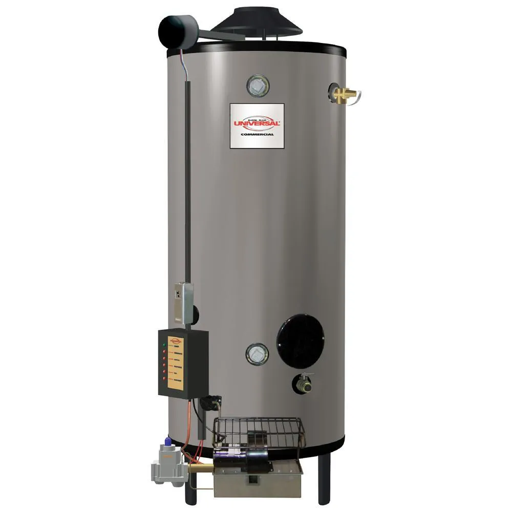 Commercial Universal Heavy Duty 100 Gal. 399.9K BTU Low NOx (LN) Natural Gas Tank Water Heater