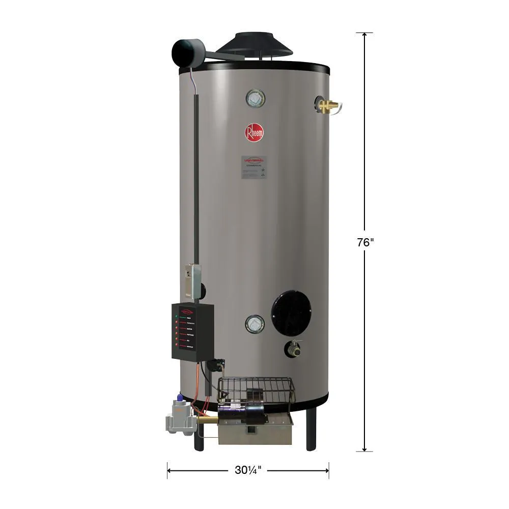 Commercial Universal Heavy Duty 100 Gal. 399.9K BTU Low NOx (LN) Natural Gas Tank Water Heater