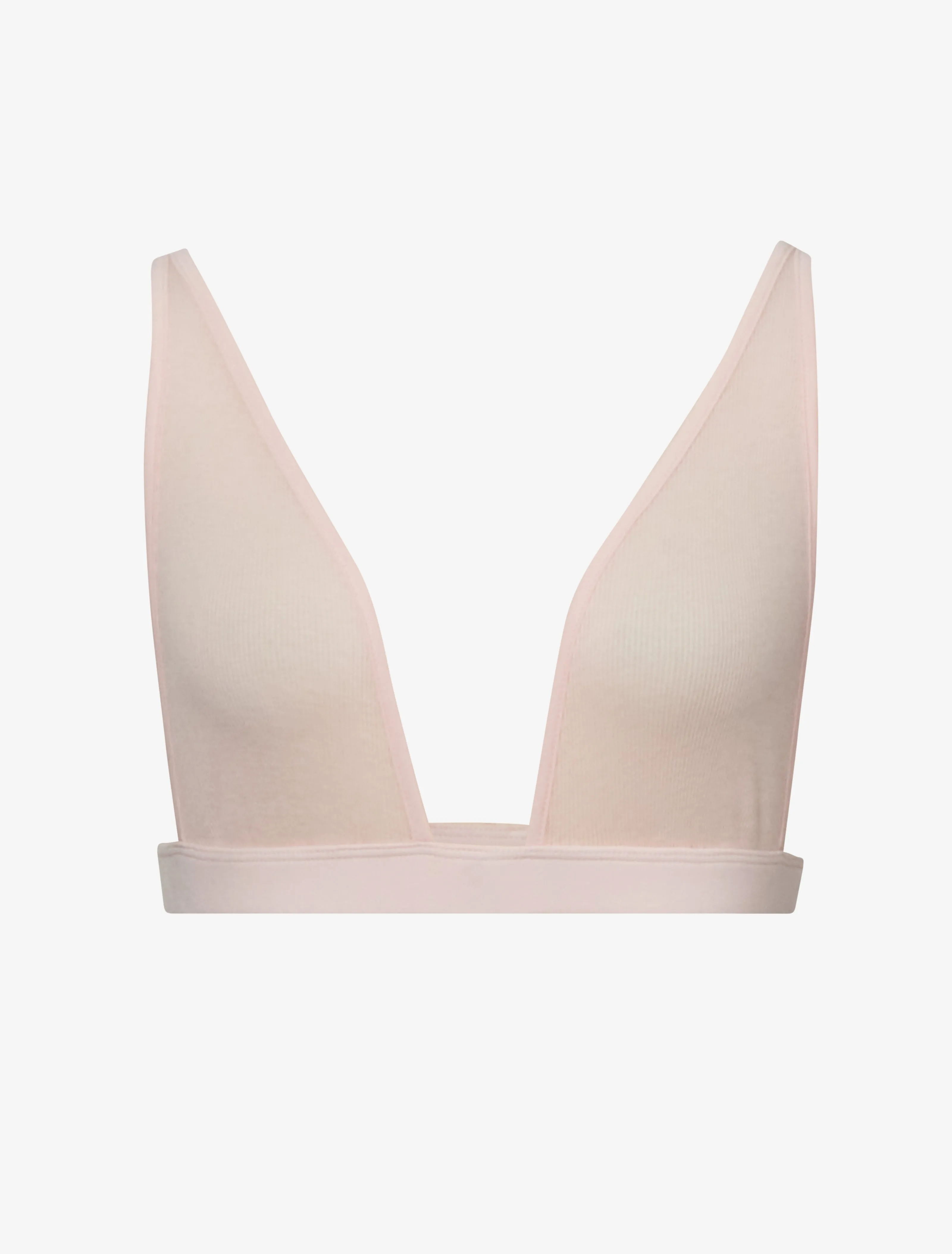 Marilyn Classic Rib Bra in Rose